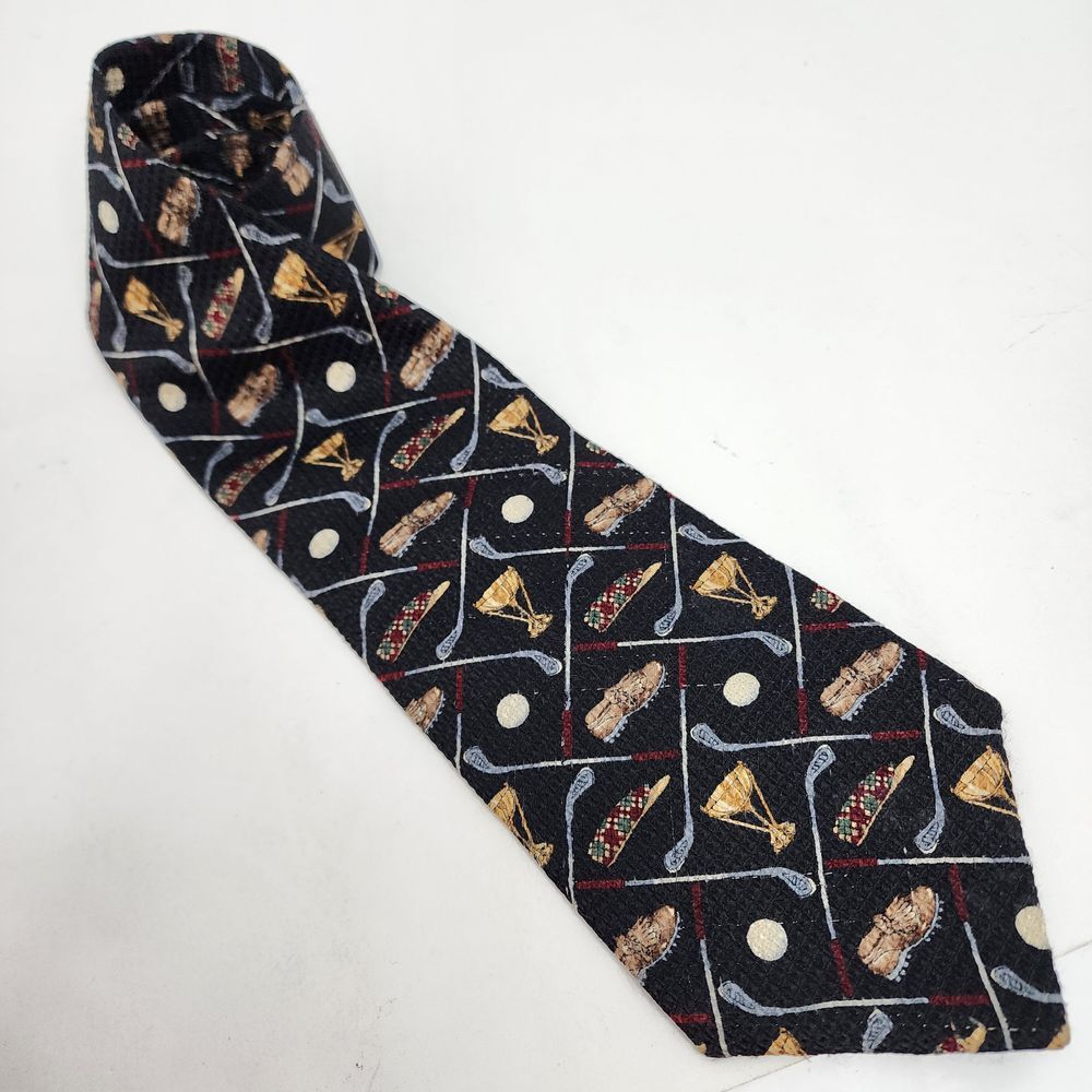 Evan-Picone‎ Golf Tie 100% Silk